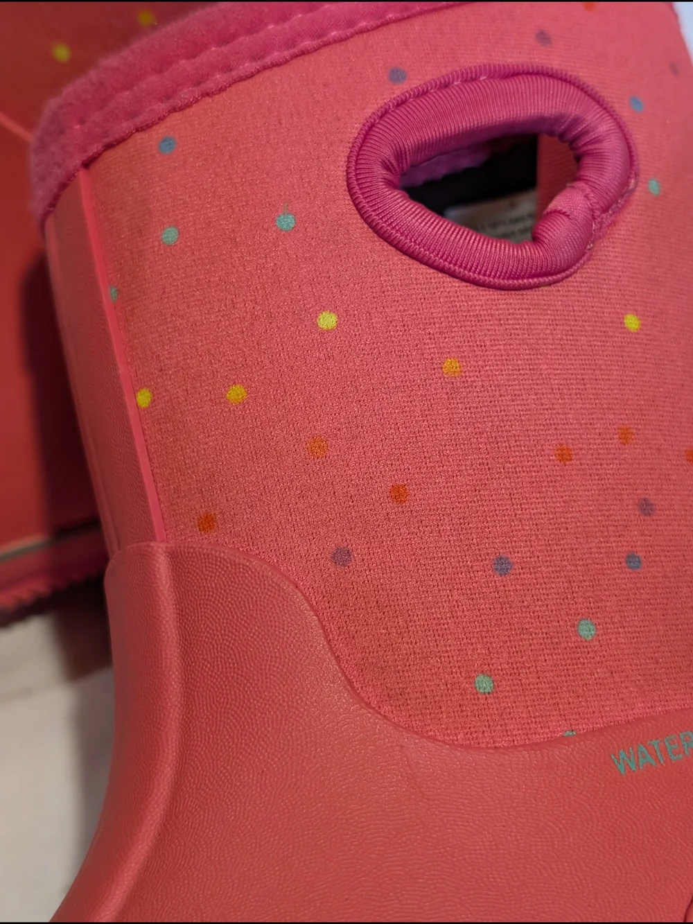 Target Kids Red Pink Waterproof Rain & Snow Boots